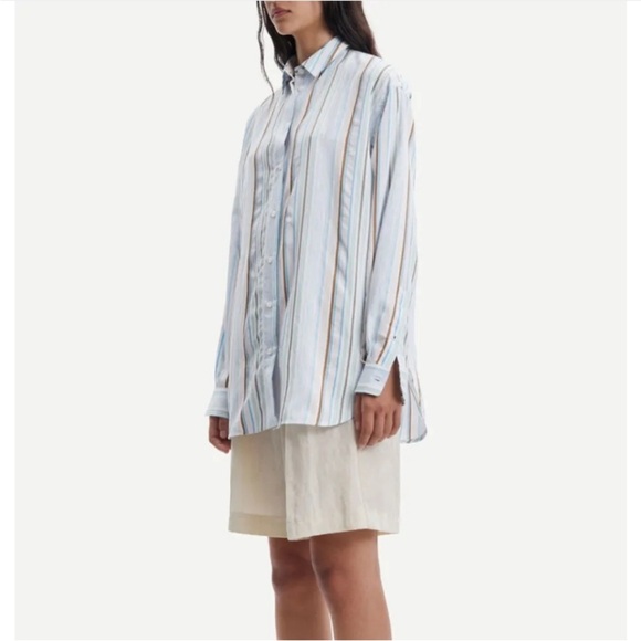 Samsoe Samsoe Alfreda Striped Shirt - Picture 2 of 11